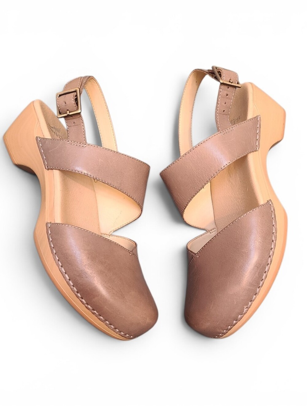 Dansko Kristy Sandals in Stone Size 39
